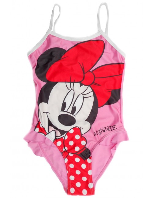 Costum de baie roz Disney Minnie Mouse 4 -8 ani