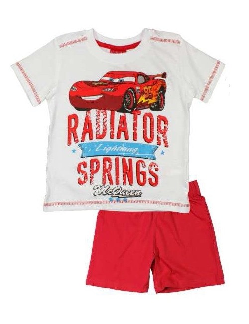 Pijamale cu maneca scurta baieti, Disney Cars