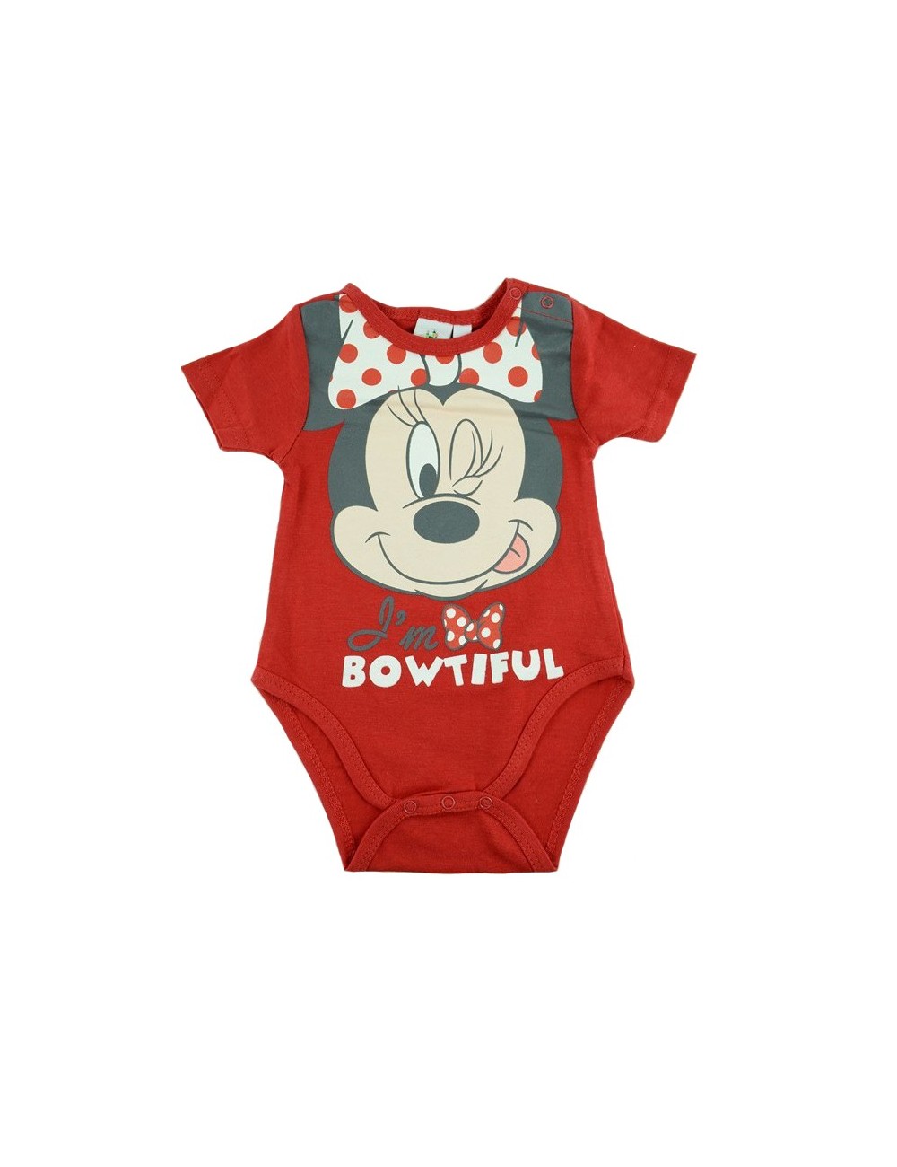Body bebelusi 3-23 luni, Disney Minnie Mouse, rosu