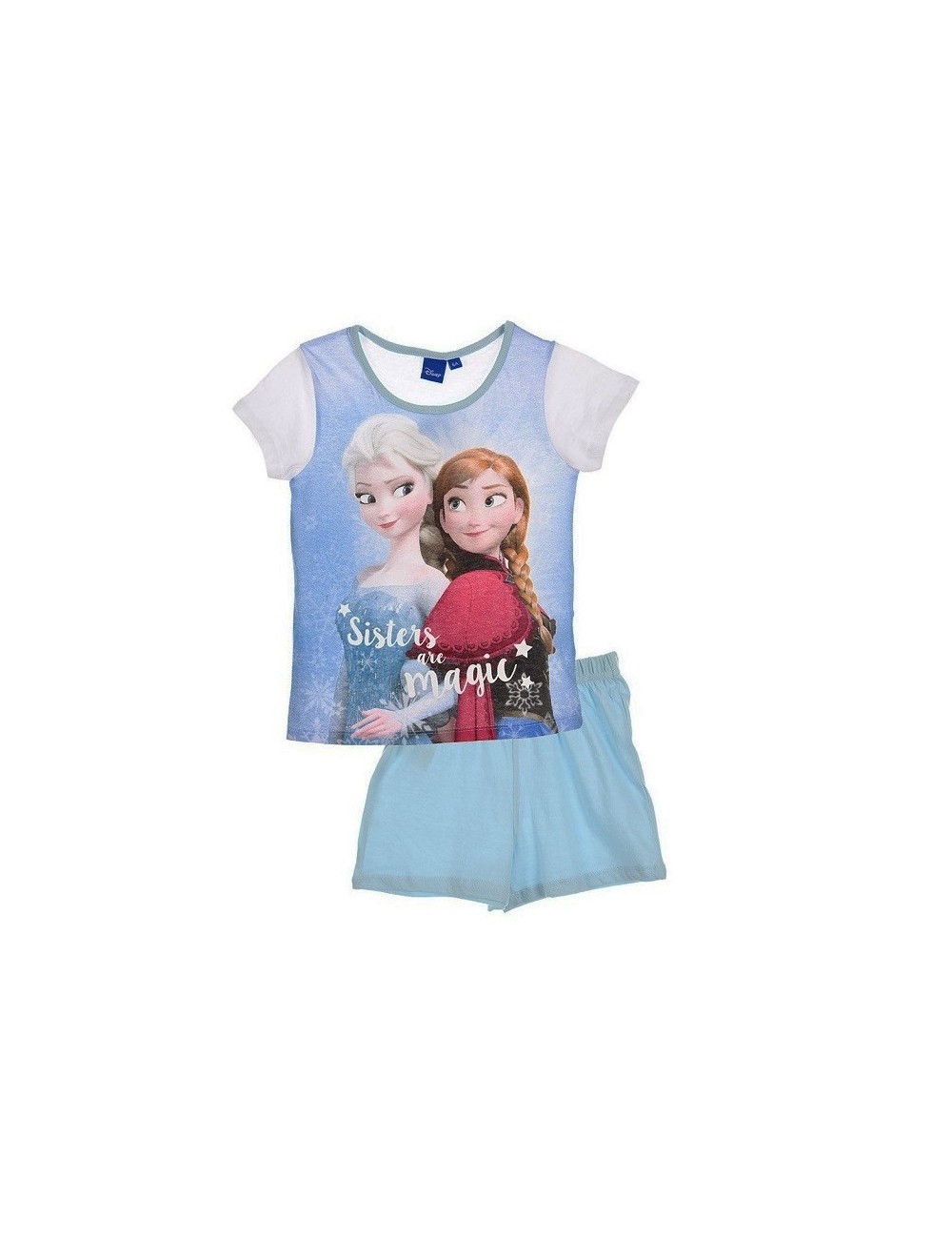 Pijama de vara Disney Frozen "Sisters are magic"