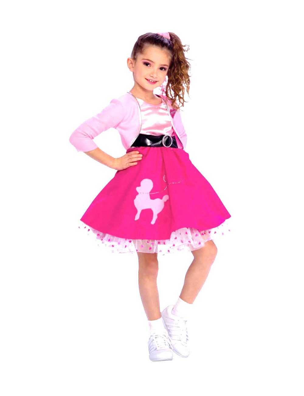 Costum carnaval copii: Rochie Anii '50 Rubies Costum carnaval copii: Rochie Anii '50 Rubies