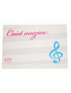 Caiet de MUZICA, 16 file, Katy Paper