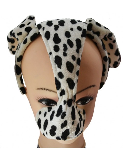 Bentita - masca Dalmatian, din plus, pentru copii