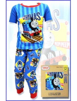 Pijama baieti Locomotiva Thomas, 12 luni - 5 ani