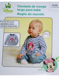 Bluza dungi Disney Minnie Mouse, 2-24 luni