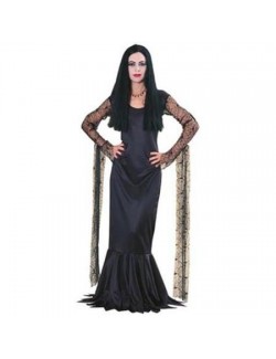 Costum Halloween: Rochie Morticia Addams Deluxe