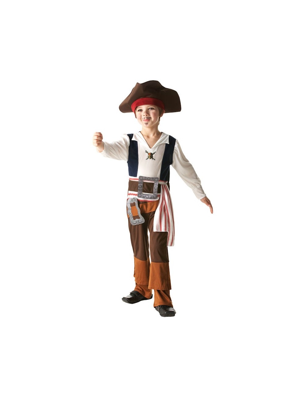 recorder Hoopvol prinses Costum carnaval Disney: Capitan pirati Jack Sparrow