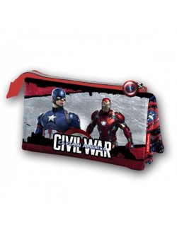 Penar triplu Avengers Captain America  22x12 cm
