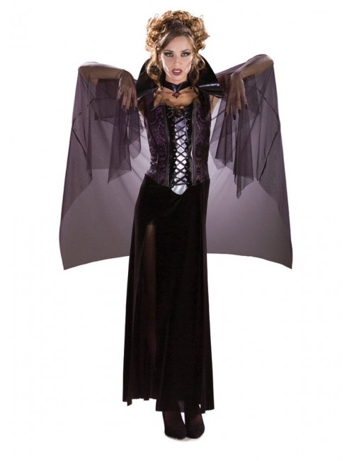 Costum Halloween femei: Midnight Vampira