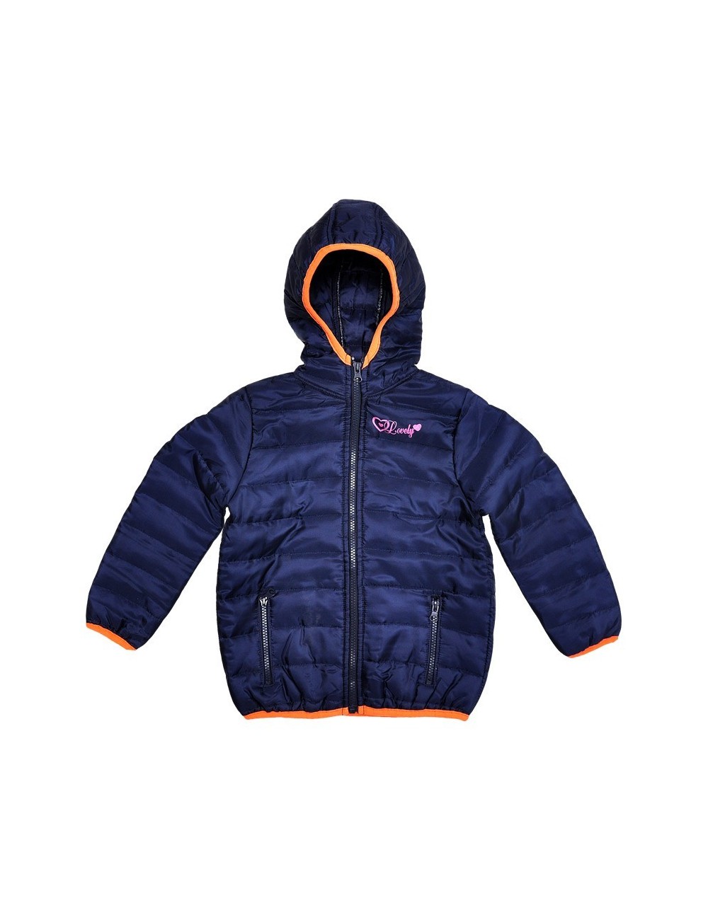 Jachetă fâș copii, Cool & Young, bleumarin, 86 - 128 cm