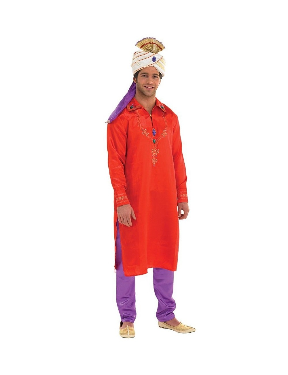 Costum Halloween barbati: Bolywood Man, rosu-mov
