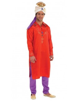 Costum Halloween barbati: Bolywood Man, rosu-mov