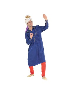 Costum Halloween: Bolywood Man, albastru-rosu