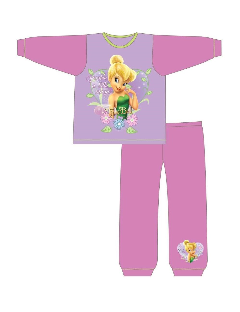 Pijama Tinkerbell, fete 18 luni- 5 ani