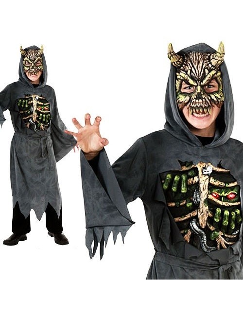 Costum horror Halloween copii: Midnight Creeper, cu lumini