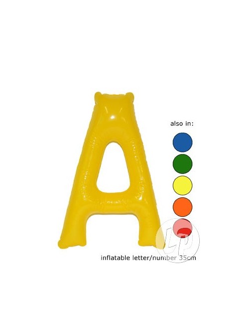 A - Litera gonflabila, 35 cm, diverse culori