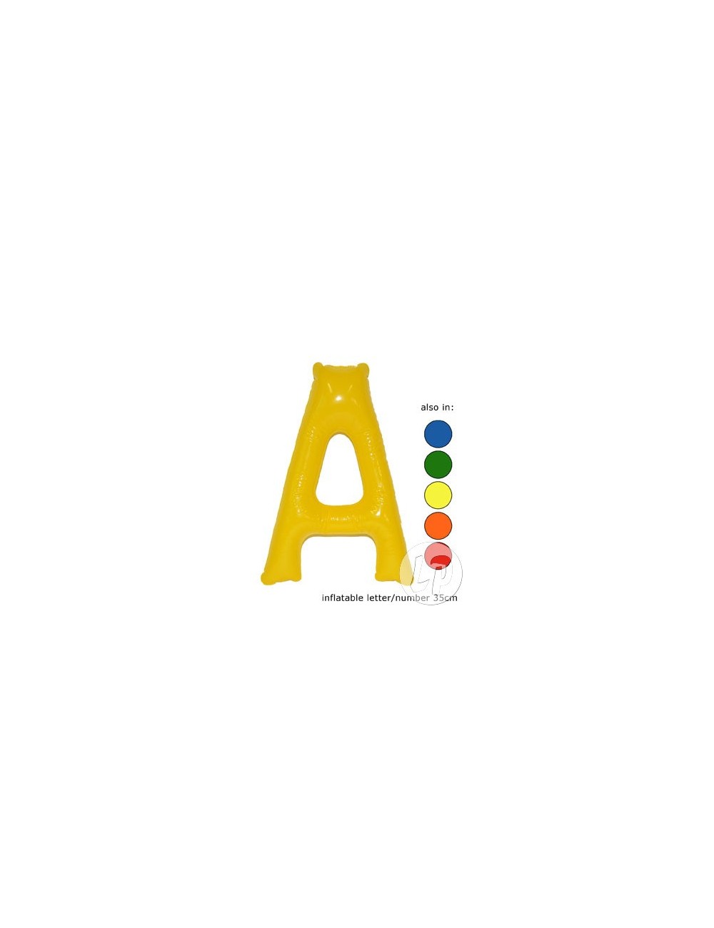 A - Litera gonflabila, 35 cm, diverse culori