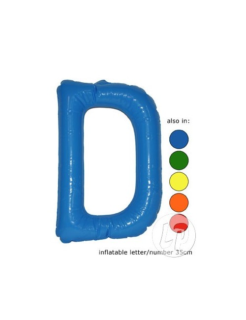 D - Litera gonflabila, 35 cm, diverse culori