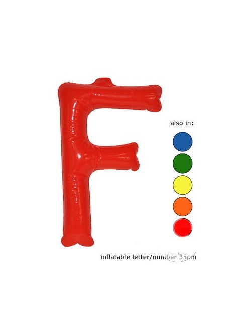 F - Litere gonflabile, 35 cm, diverse culori