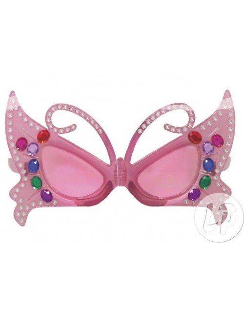 Ochelari Fantezie, de soare/ party: Fluture Roz, copii
