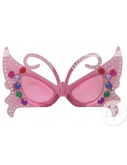 Ochelari Fantezie, de soare/ party: Fluture Roz, copii