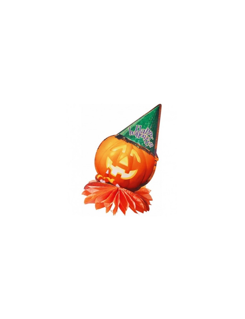 Decoratiune Dovleac pentru masa de Halloween, 33 cm