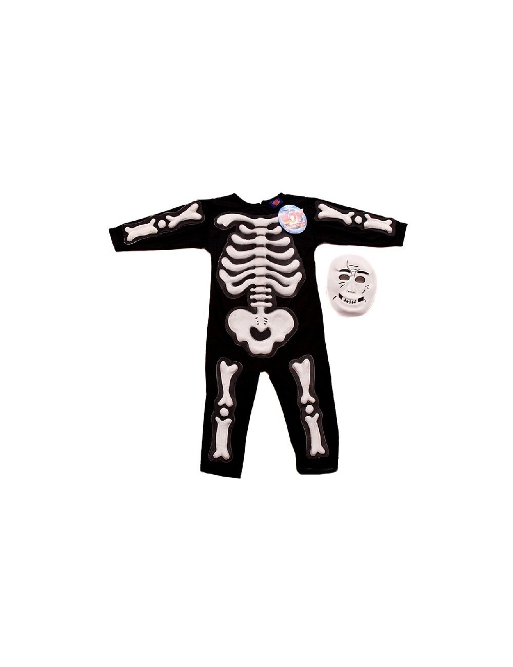 Costum Happy Skeleton 3D, fosforescent, copii 13-14 ani