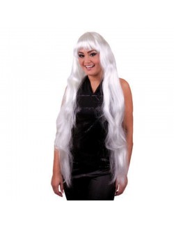 Peruca Eliza, par lung, alb