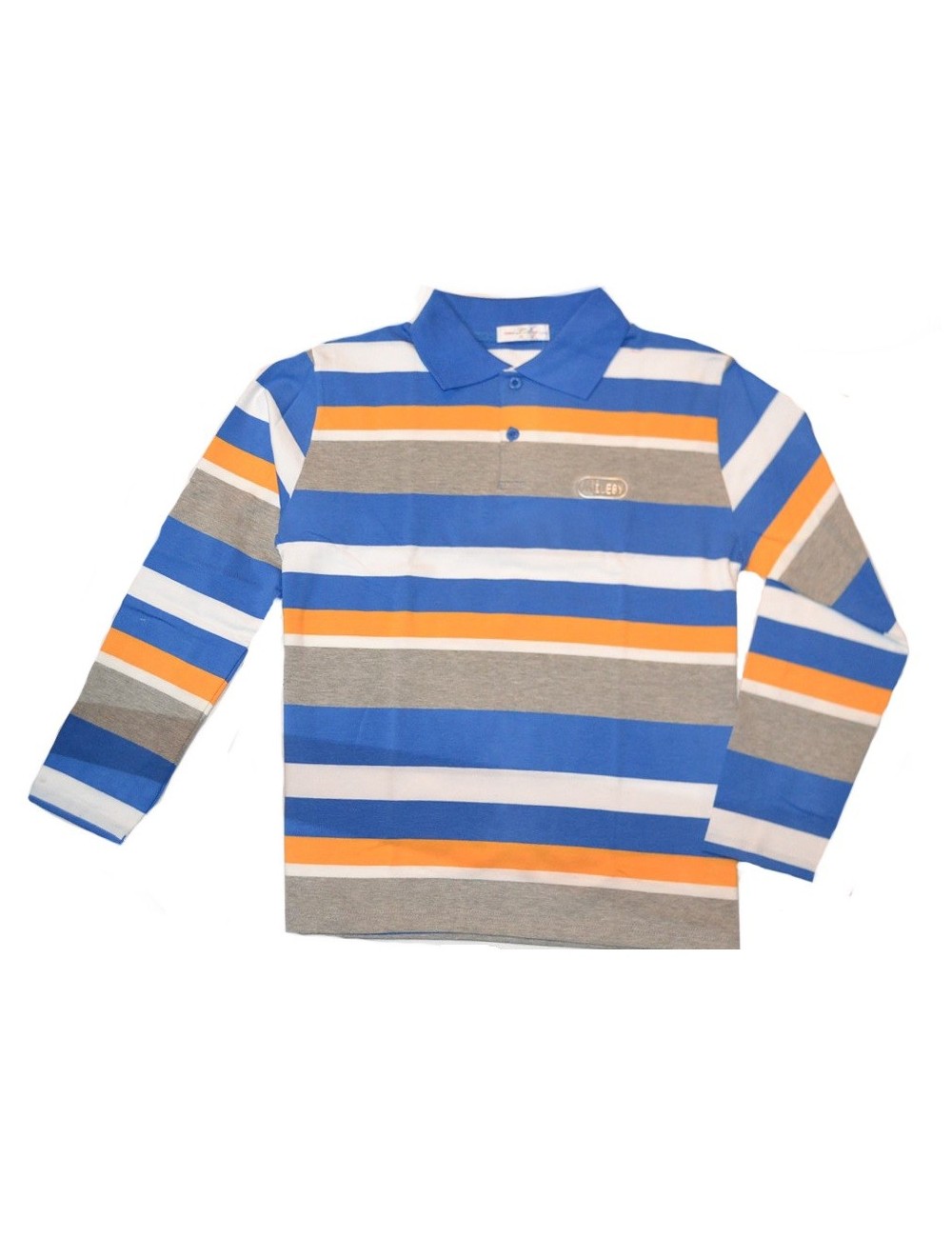 Bluza dungi, model polo 2, copii 9 - 12 ani