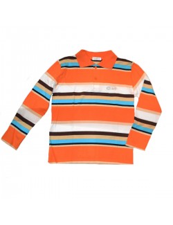 Bluza dungi, model polo 3, copii 9 - 12 ani