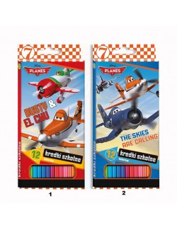 Set creioane 12 culori, Disney Planes (Disney Avioane)