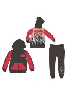 Trening Star Wars, rosu-negru, 3 - 10 ani