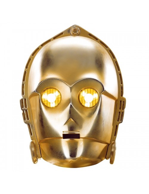 Masca robot stelar C-3PO Star wars, Rubies