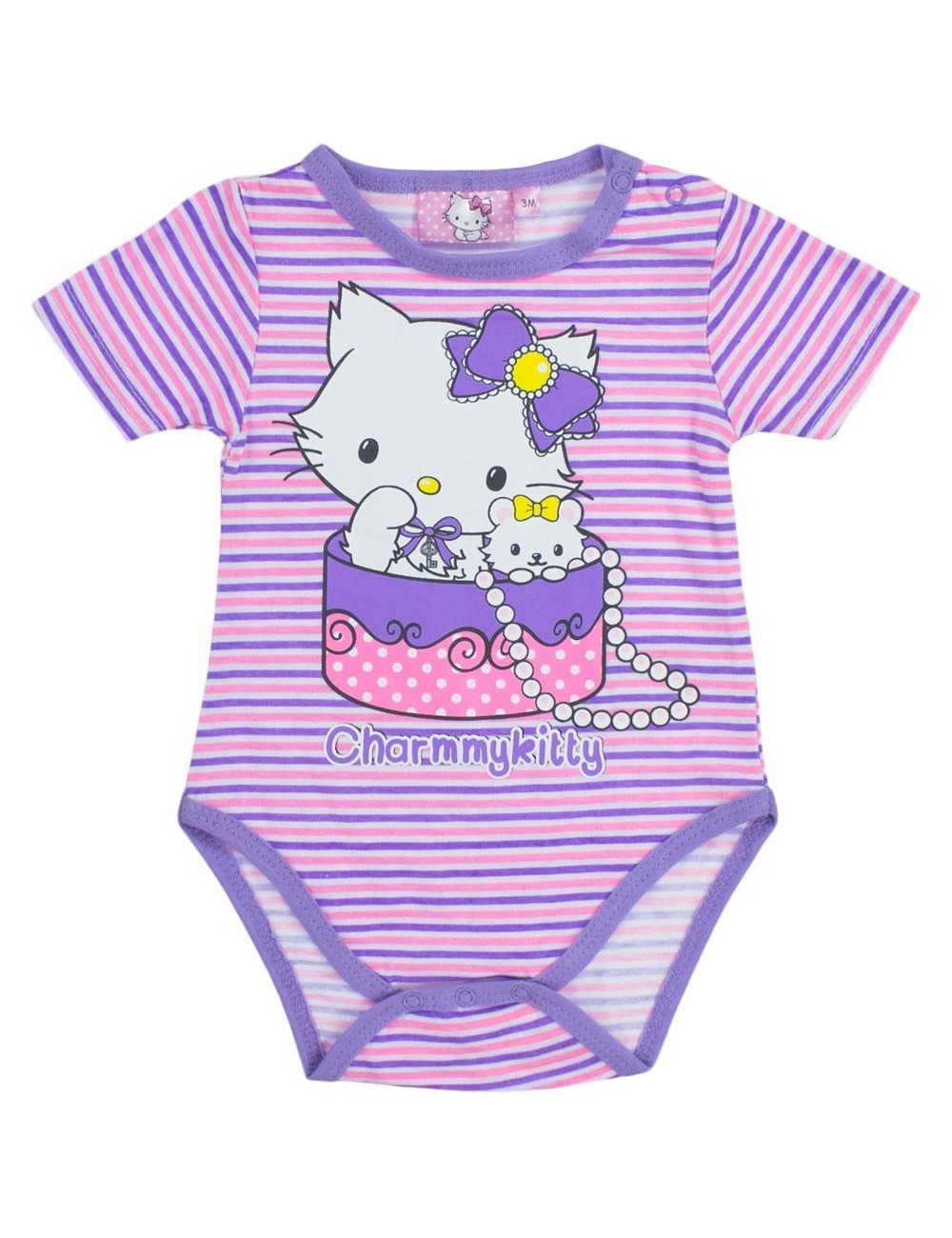 Body bebelusi Hello Kitty, mov, 3-23 luni