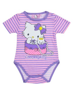 Body bebelusi Hello Kitty, mov, 3-23 luni