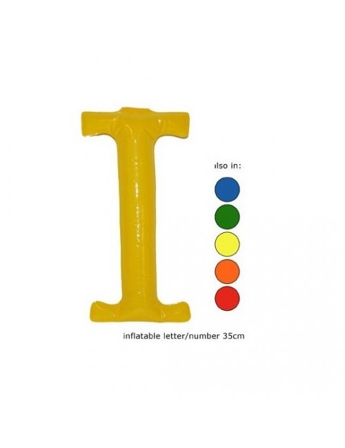 I - Litera gonflabila 35 cm culori diverse