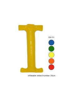 I - Litera gonflabila 35 cm culori diverse