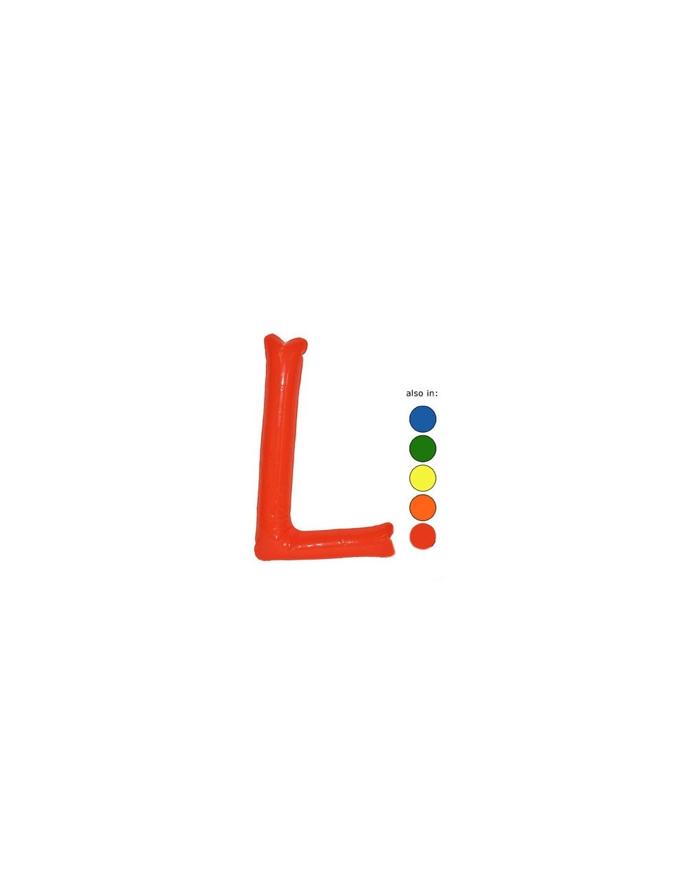 L - Litera gonflabila - culori diverse- 35 cm