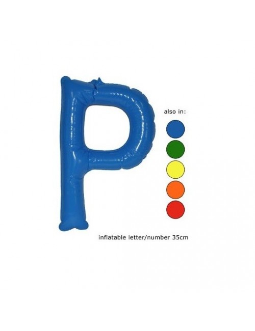 P - Litere gonflabile colorate 35 cm