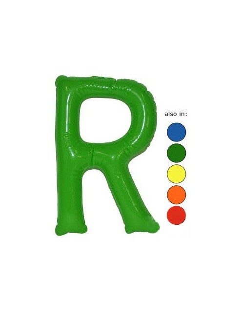 R - Litera gonflabila colorata - 35 cm