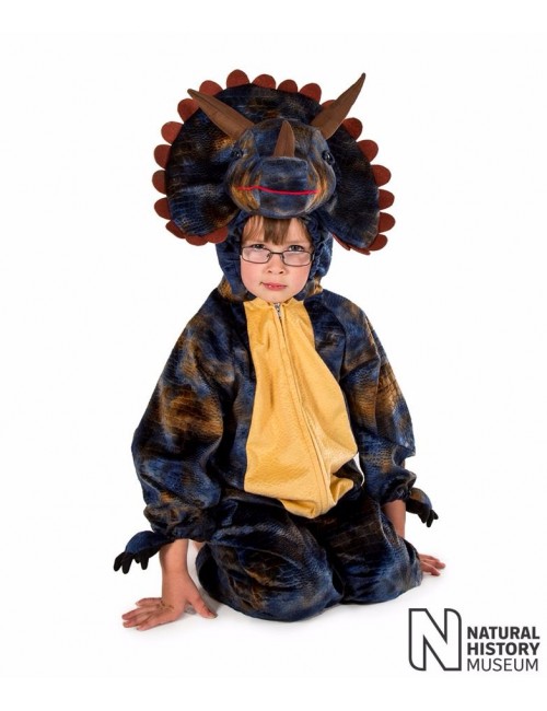 Costum Dinozaur Triceratops copii 3 - 9 ani